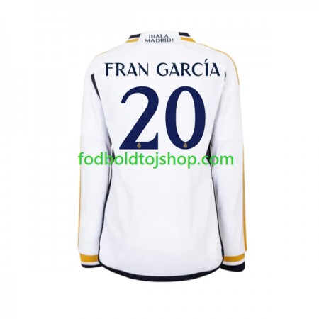 Real Madrid Fran Garcia 20 Hjemme trøje 2023-24 L/S